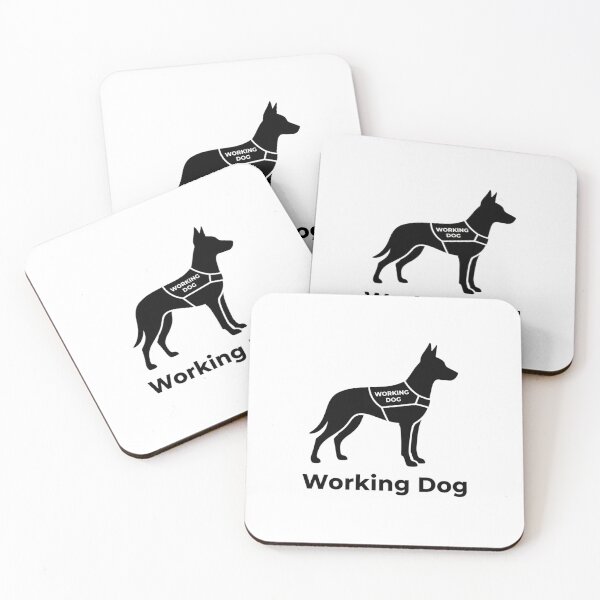 Item preview, Minimalist Working Dog Silhouette Design Art designed and sold by NatureUnleashed.