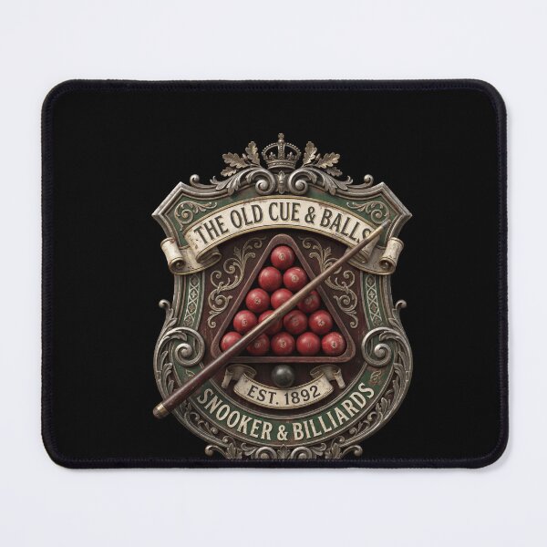 Item preview, The Old Cue & Balls Snooker Billiards Club designed and sold by Dressed For  Duty.