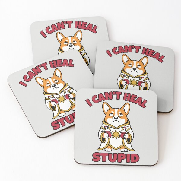 Item preview, I Can't Heal Stupid - Funny RPG Corgi Healer designed and sold by DigitalGlade.