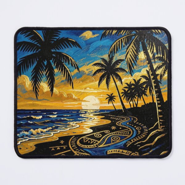 Item preview, Tropical Beach, Tribal Art Style  designed and sold by Shs-Kenya.