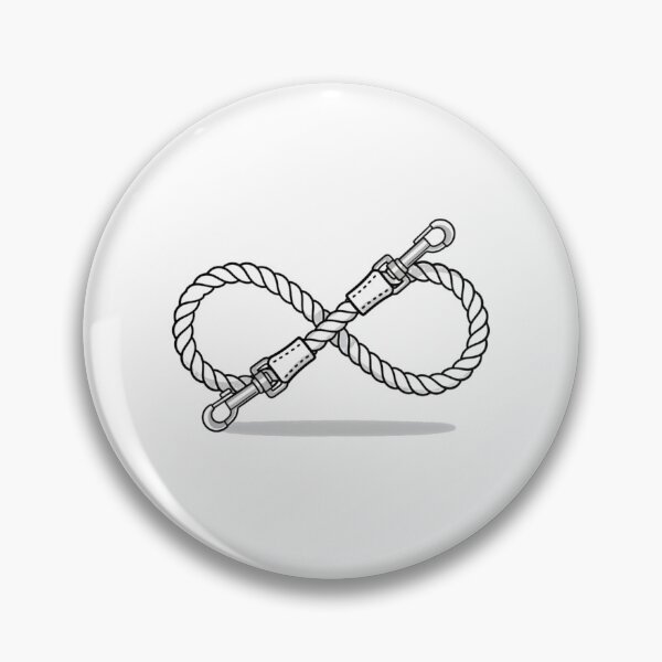 Item preview, Service Dog Leash Infinity Symbol Vector Art designed and sold by NatureUnleashed.