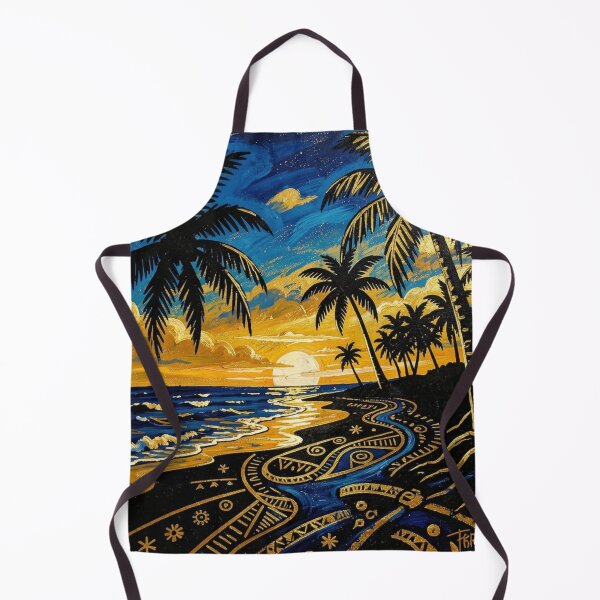 Item preview, Tropical Beach, Tribal Art Style  designed and sold by Shs-Kenya.