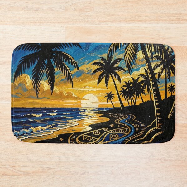 Item preview, Tropical Beach, Tribal Art Style  designed and sold by Shs-Kenya.