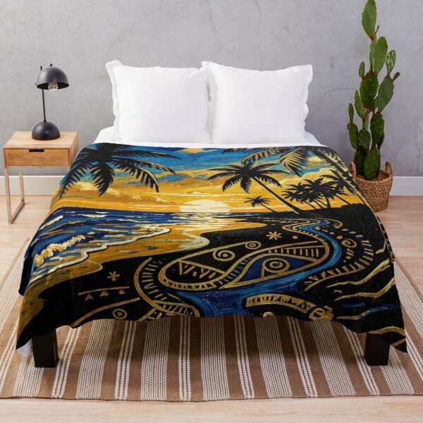 Item preview, Tropical Beach, Tribal Art Style  designed and sold by Shs-Kenya.