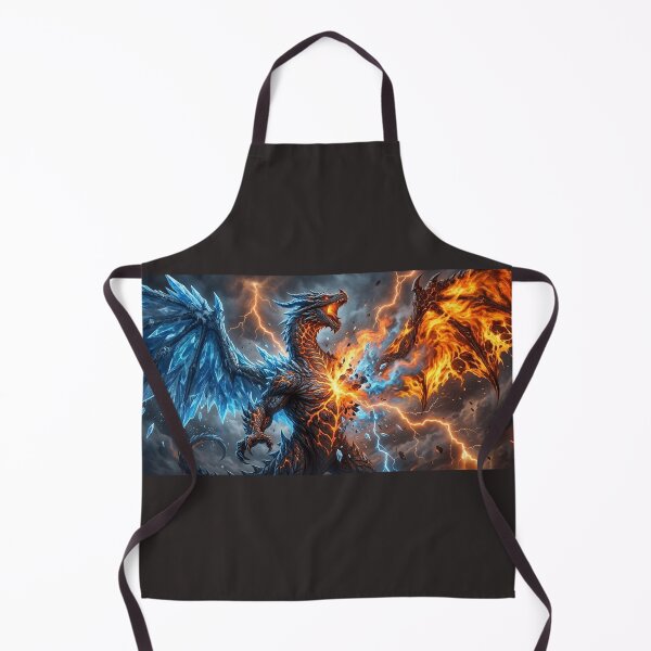 Item preview, Elemental Clash: Epic Ice and Fire Dragon designed and sold by TOCOCLAWS.