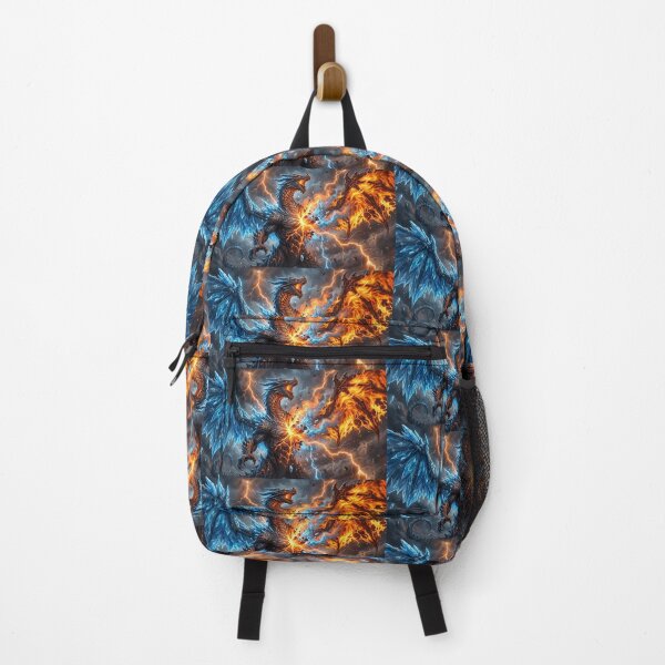 Item preview, Elemental Clash: Epic Ice and Fire Dragon designed and sold by TOCOCLAWS.