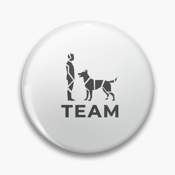 Item preview, Team Service Dog Human Abstract Silhouette designed and sold by NatureUnleashed.