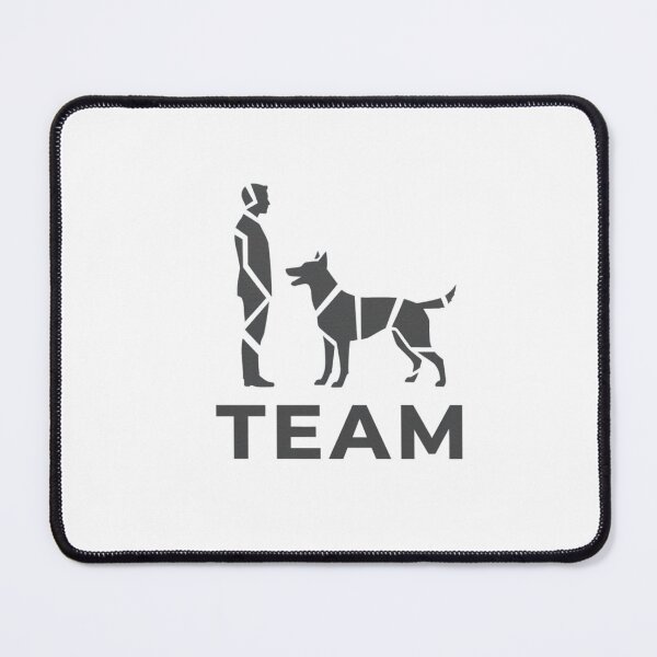Item preview, Team Service Dog Human Abstract Silhouette designed and sold by NatureUnleashed.