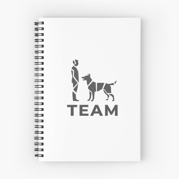 Item preview, Team Service Dog Human Abstract Silhouette designed and sold by NatureUnleashed.