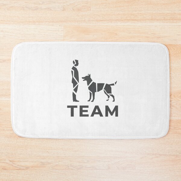 Item preview, Team Service Dog Human Abstract Silhouette designed and sold by NatureUnleashed.
