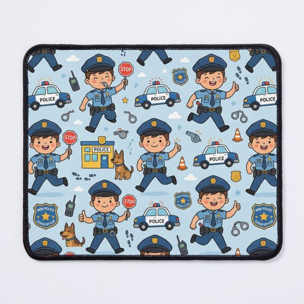 Item preview, Kid police design designed and sold by TinyOrbitsDesign.