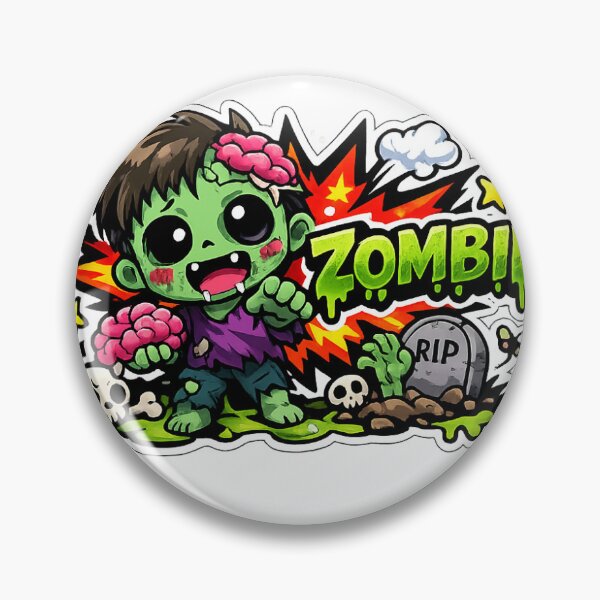 Item preview, Kawaii zombie manga sticker – “Zombie” - Artisanat de sorcière Sticker designed and sold by danti96.