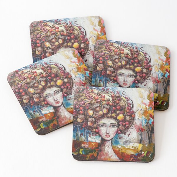 Item preview, Mistress of the forest in style Ernst Mollenhauer,oil paint. designed and sold by elegantpaterns.