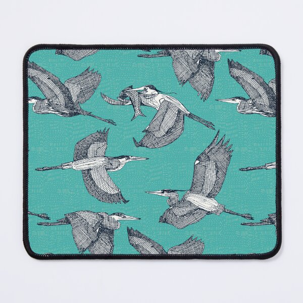 Item preview, great blue herons verdigris designed and sold by scrummy.