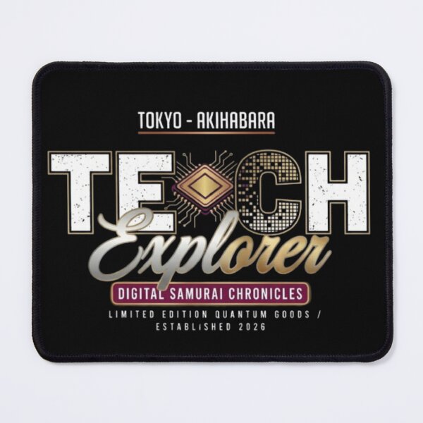 Item preview, Tech Explorer – Digital Samurai Chronicles Emblem Design designed and sold by Dogandesighn.