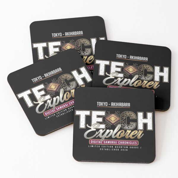 Item preview, Tech Explorer – Digital Samurai Chronicles Emblem Design designed and sold by Dogandesighn.