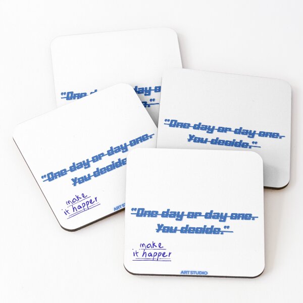 Item preview,  One Day or Day One - Make It Happen Motivational Typography designed and sold by ART STUDIO_ .