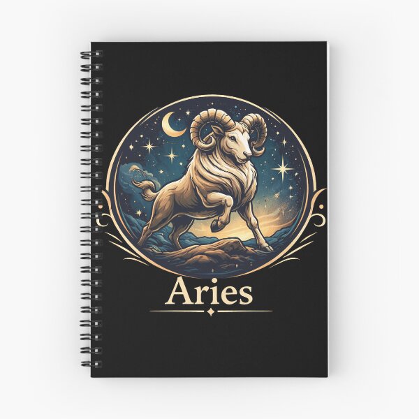 Item preview, Aries Zodiac Sign – Mystical Ram Astrology Illustration designed and sold by Kiziorq.