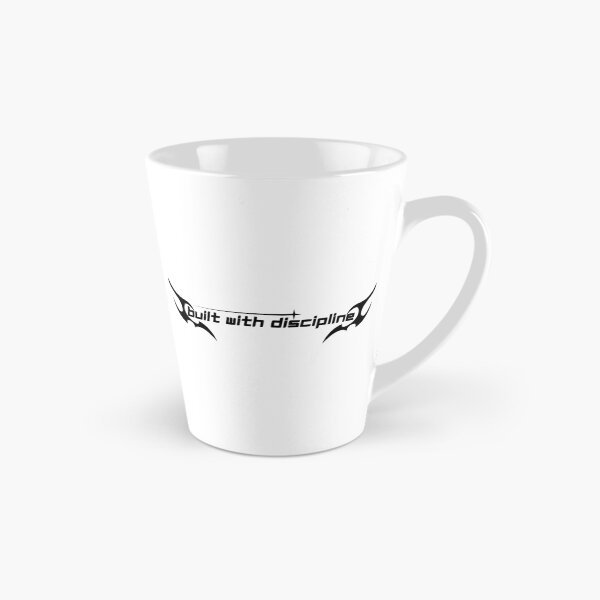 Item preview, Built With Discipline Minimalist Motivation Quote Strong Mindset Clean Design designed and sold by AXIS-EQUILIBRIO.