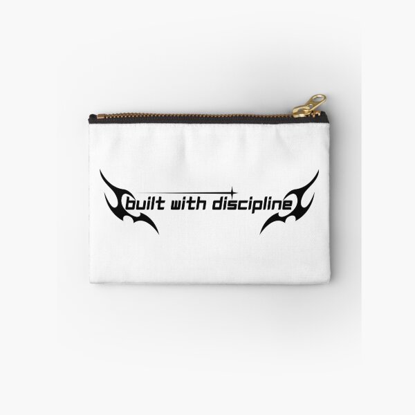 Item preview, Built With Discipline Minimalist Motivation Quote Strong Mindset Clean Design designed and sold by AXIS-EQUILIBRIO.