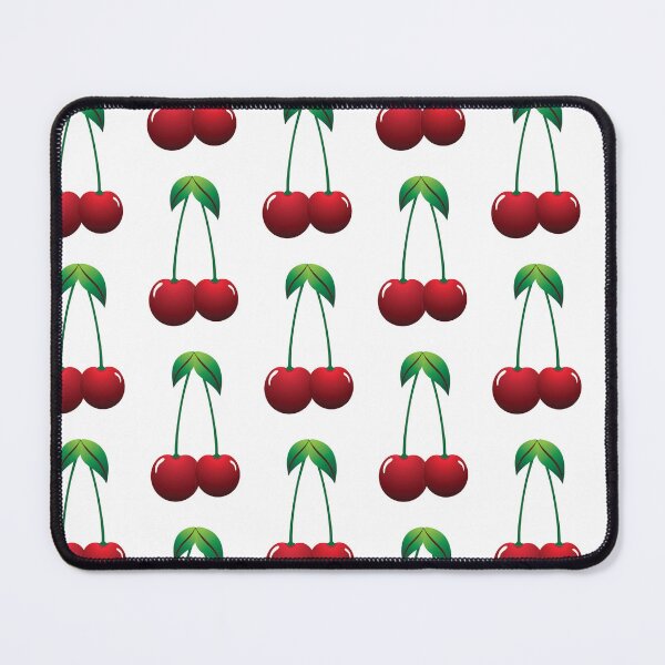 Item preview, Seamless Cherry Pattern with Red Cherries and Green Leaves on Light Background designed and sold by VectorVox.