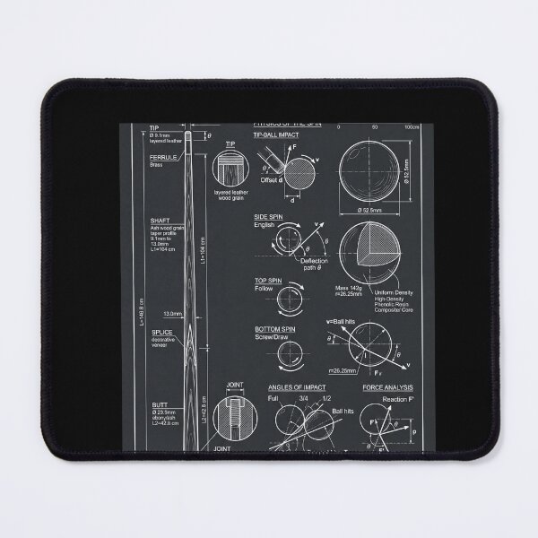 Item preview, Snooker Cue Ball Physics Blueprint designed and sold by Dressed For  Duty.