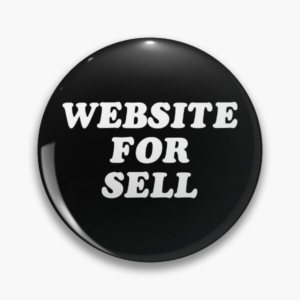 Item preview, Bold Retro "Website For Sell" Typography Design designed and sold by Vision Crafted.