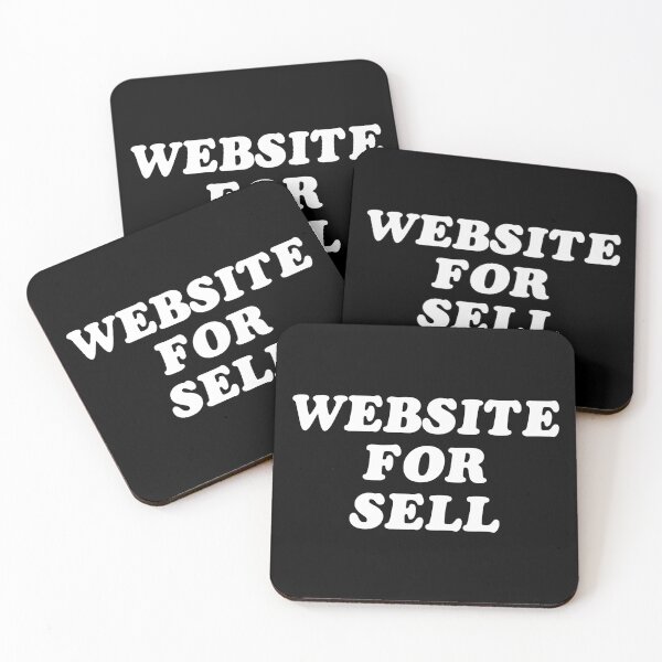 Item preview, Bold Retro "Website For Sell" Typography Design designed and sold by Vision Crafted.