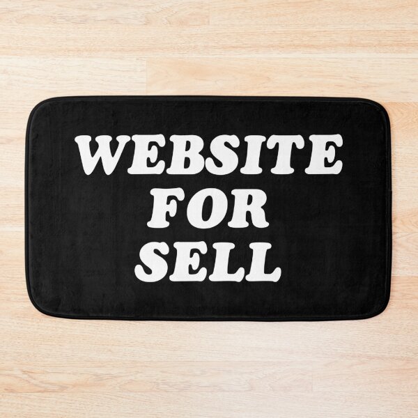 Item preview, Bold Retro "Website For Sell" Typography Design designed and sold by Vision Crafted.