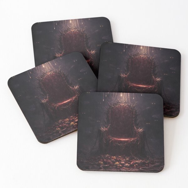Item preview, Dark Throne of Shadows – Gothic Horror Fantasy Art designed and sold by KnitOfShadoF.