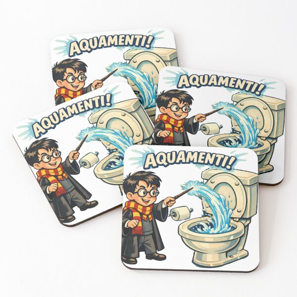 Item preview, Wizard's Magic Flush - Aquamenti Toilet Humor Cartoon designed and sold by KaphzeShop.