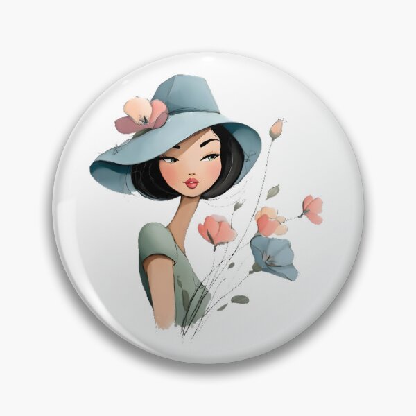 Item preview, Modern girl designed and sold by Retro Whimsy.