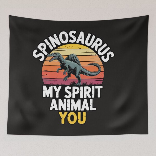 Item preview, Spinosaurus Is My Animal Spirit Funny Dinosaur Meme designed and sold by Clairenity Studio.
