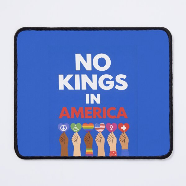 Item preview, NO KINGS IN AMERICA ANTI-TRUMP PROTEST designed and sold by ProgressiveMob.
