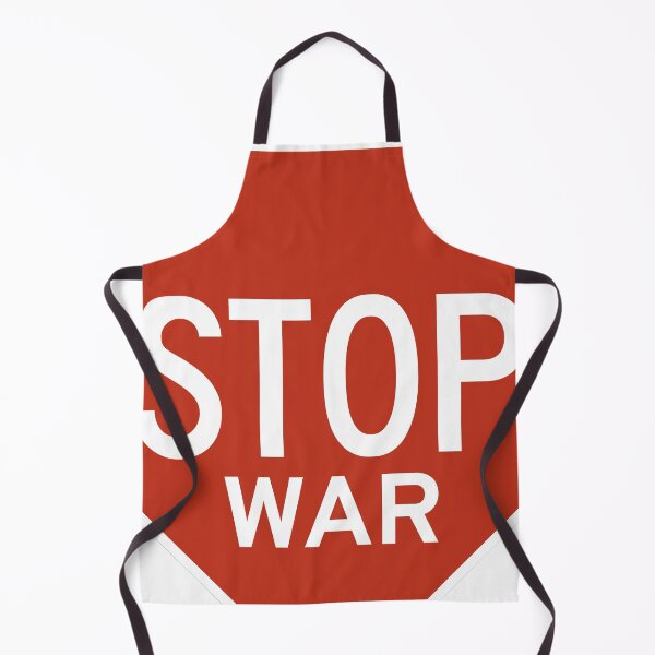 Item preview, STOP WAR - Red Octagon Traffic Sign Sticker designed and sold by Taze the Moon.