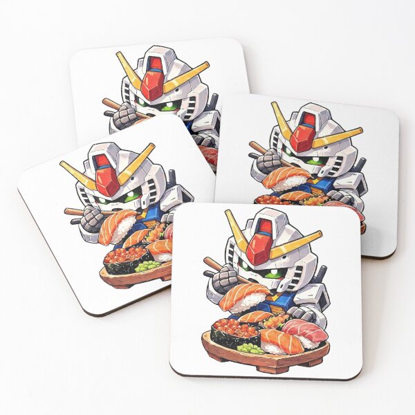 Item preview, Gundam Eating Sushi designed and sold by DaigaaSikFaan.