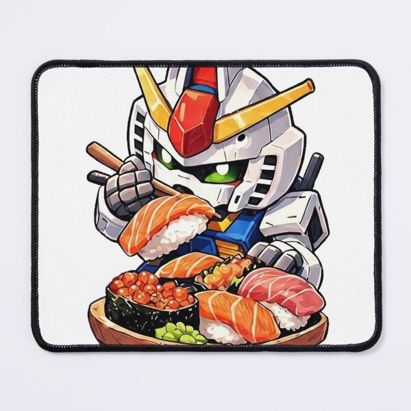 Item preview, Gundam Eating Sushi designed and sold by DaigaaSikFaan.
