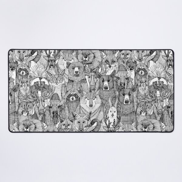 Item preview, canadian animals black white designed and sold by scrummy.