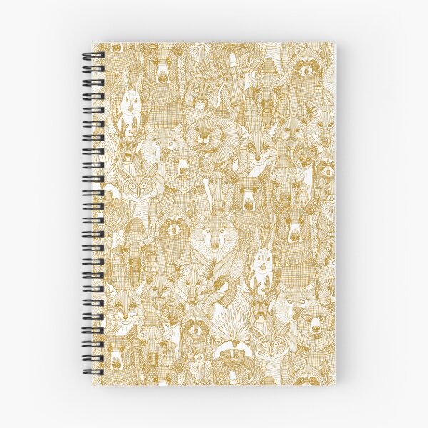 Item preview, canadian animals gold white designed and sold by scrummy.