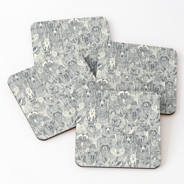 Item preview, canadian animals indigo pearl designed and sold by scrummy.