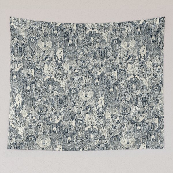 Item preview, canadian animals indigo pearl designed and sold by scrummy.