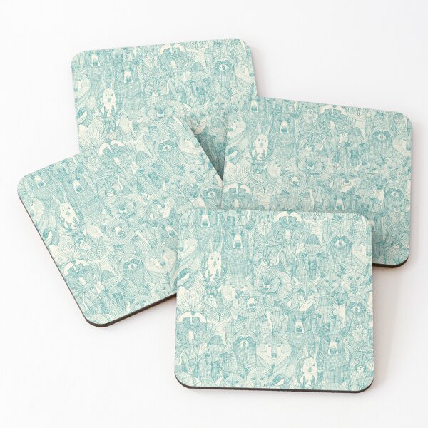 Item preview, canadian animals teal pearl designed and sold by scrummy.