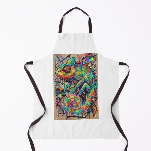 Item preview, A vibrant chameleon illustration designed and sold by TREND DESIGN SHOP.