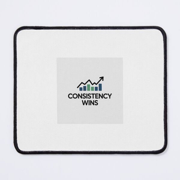 Item preview, Consistency Wins Minimalist Motivation Quote Discipline Success Mindset Design designed and sold by AXIS-EQUILIBRIO.