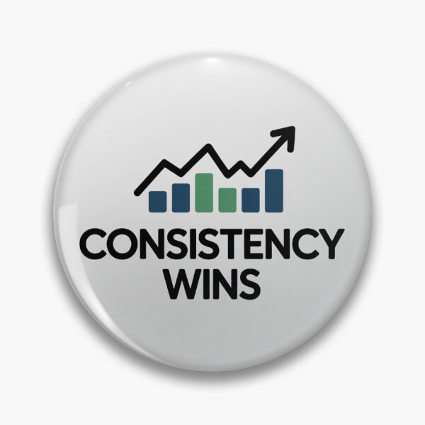 Item preview, Consistency Wins Minimalist Motivation Quote Discipline Success Mindset Design designed and sold by AXIS-EQUILIBRIO.