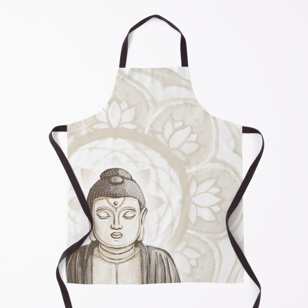 Item preview, Buddha Padma Watercolor - Fawn Earth Earth - Dove Halo designed and sold by Irene Estelle.