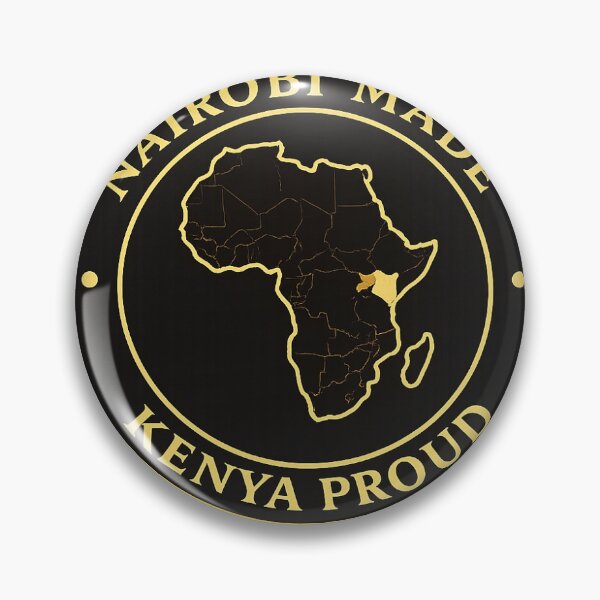 Item preview, Kenyan Pride Sticker Nairobi Africa Map Laptop Sticker Cultural Gift designed and sold by AsanteGifts.