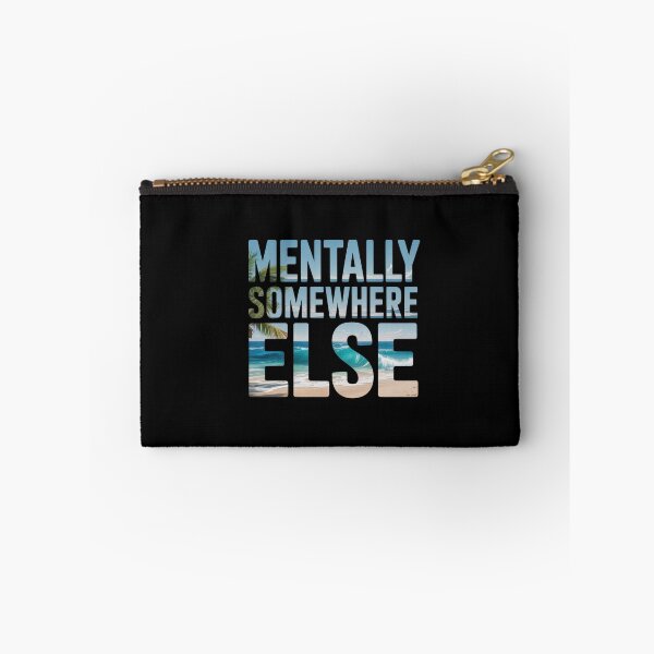 Item preview, Mentally Somewhere Else – Tropical Beach Daydream Typography designed and sold by Enea Kelo.