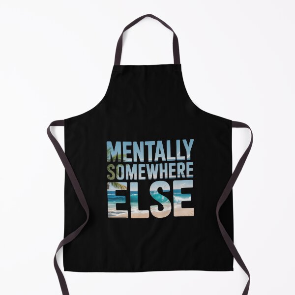 Item preview, Mentally Somewhere Else – Tropical Beach Daydream Typography designed and sold by Enea Kelo.