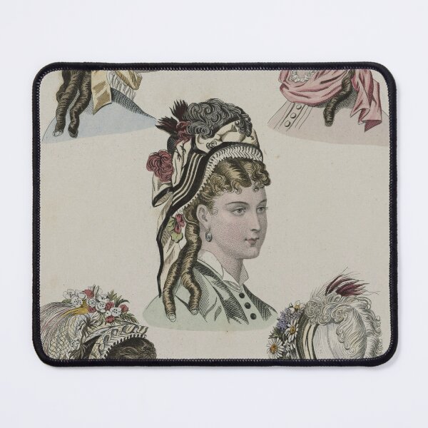 Item preview, Chapeaux de Mme Aubert - 1877 - La Mode Illustrée designed and sold by BestVarieties.